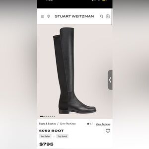Stuart Weitzman ‘half n half’ Style Ladies Boots. Hard to find color!!